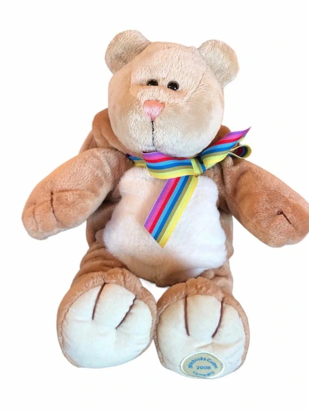 Starbucks Barista Bear in Easter bunny costume 2008 NWOT